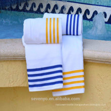 100% cotton cheap pool towels in bulk(pt-018)